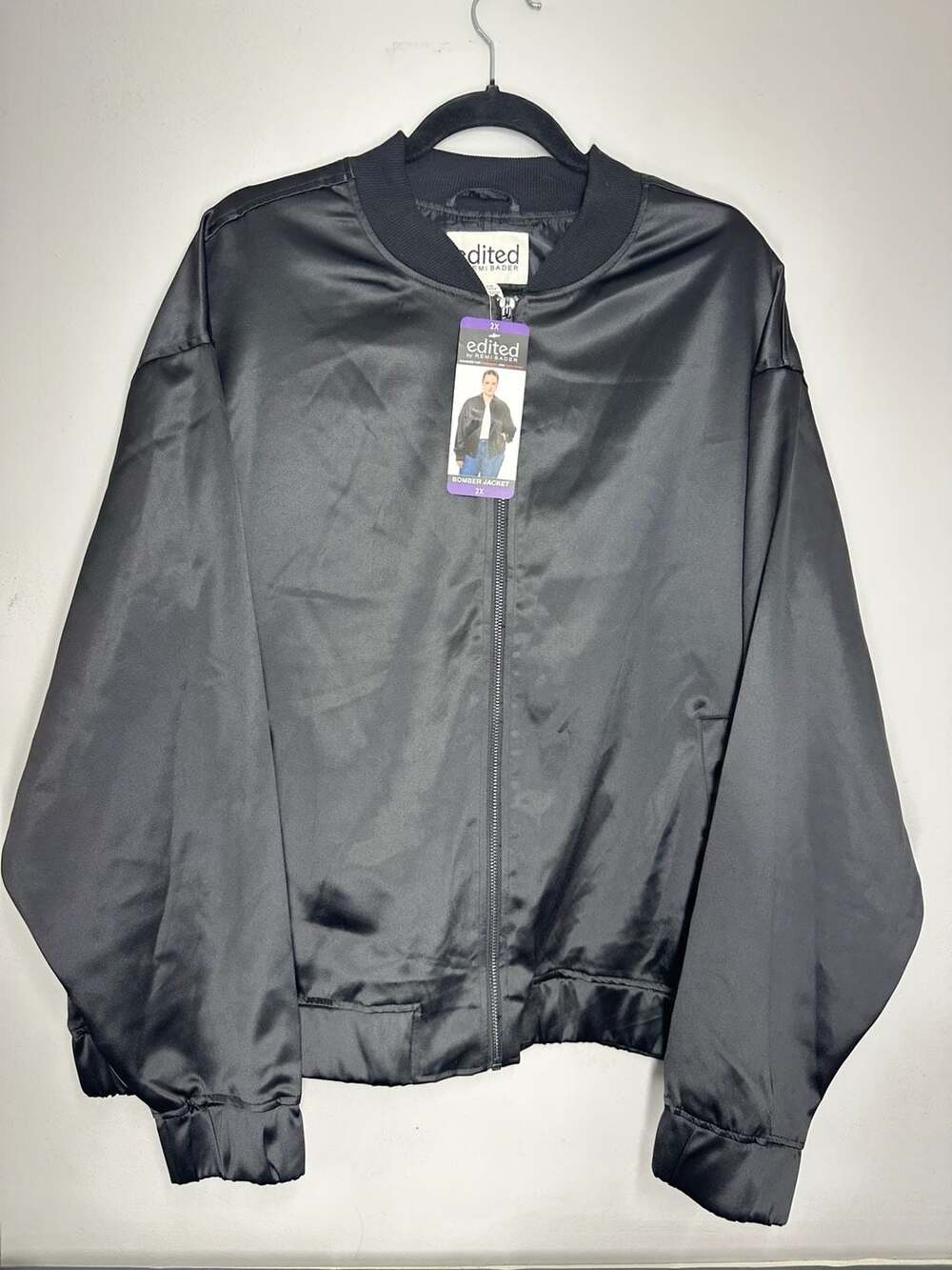 Edited by Remi Bader Bomber Jacket Size 2X Black